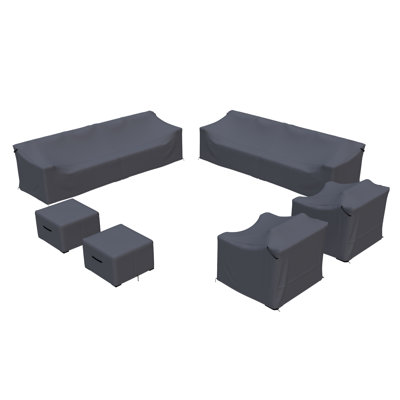 Eloisa Outdoor Conversation Set Group Seating Patio Furniture Covers