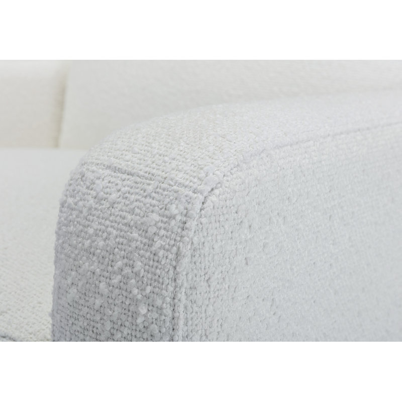 The Glider Plus Chairs, Boucle - White