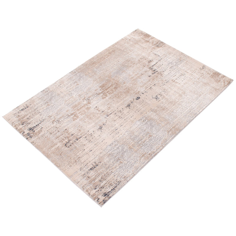 Tapis brun clair / gris, Rectangle 3 pi 11 po x 5 pi 11 po