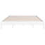 Très grand lit plateforme White Eastern