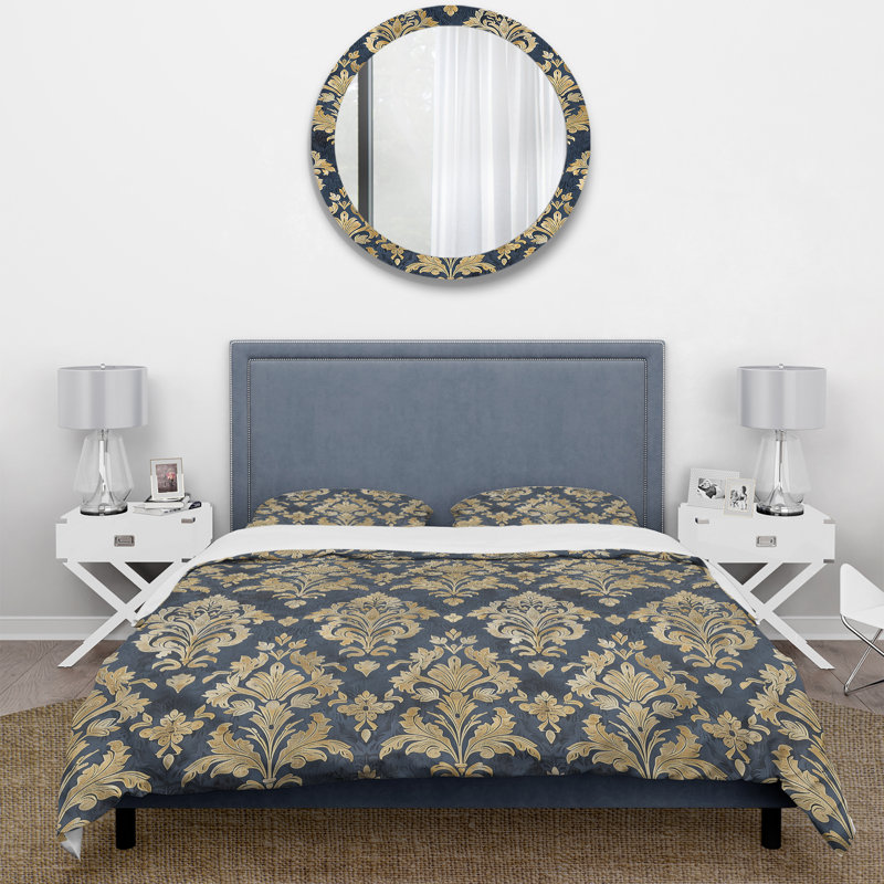 Ensemble de housse de couette Traditional, Housse de couette simple et deux taies décorative