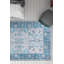Tapis oriental décoratif bleu-1255642859