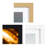 Engineered Wood Picture Frame - Set of 7 with Mat-2063421981
