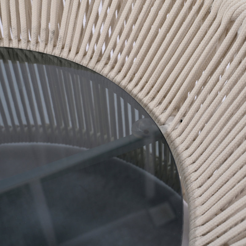 Lit de jour d'extérieur avec coussins 67 po Venessa, Beige, Beige