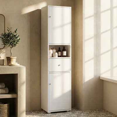 Medium Density Fiberboard (MDF) Rectangle Accent Cabinet