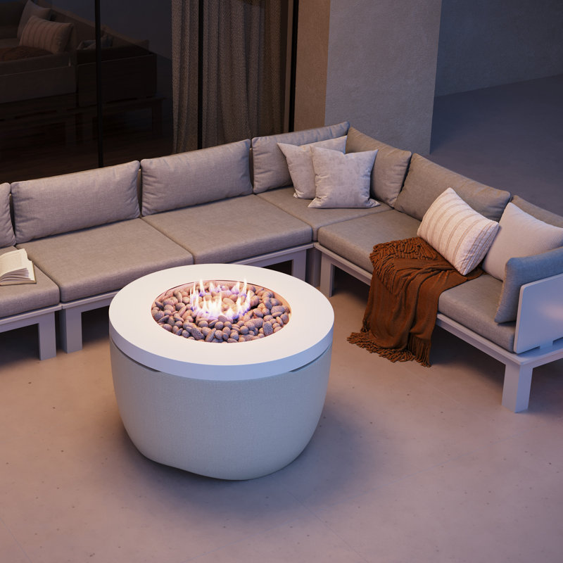 Ledge Halo Outdoor Firepit, Moonrise