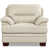 White Genuine Leather