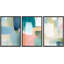 «Abstract Paint Effect Vibrant», impression numérique sur toile encadrée-108345118-108345123