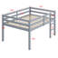 Lit mezzanine en bois avec échelle-1450561990