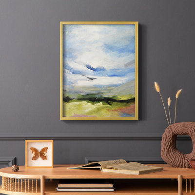 Around the Clouds IV Framed Print - Solid Wood