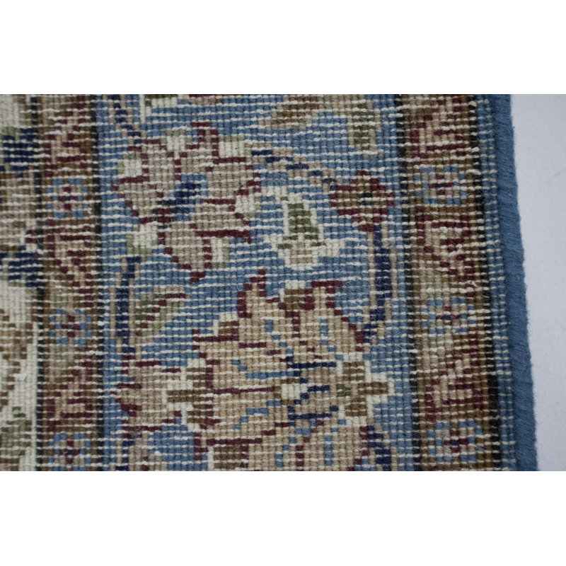 Landenberg Performance Hand Knotted Wool Floral Indoor Rug, Rectangle 2'7" x 3'10"