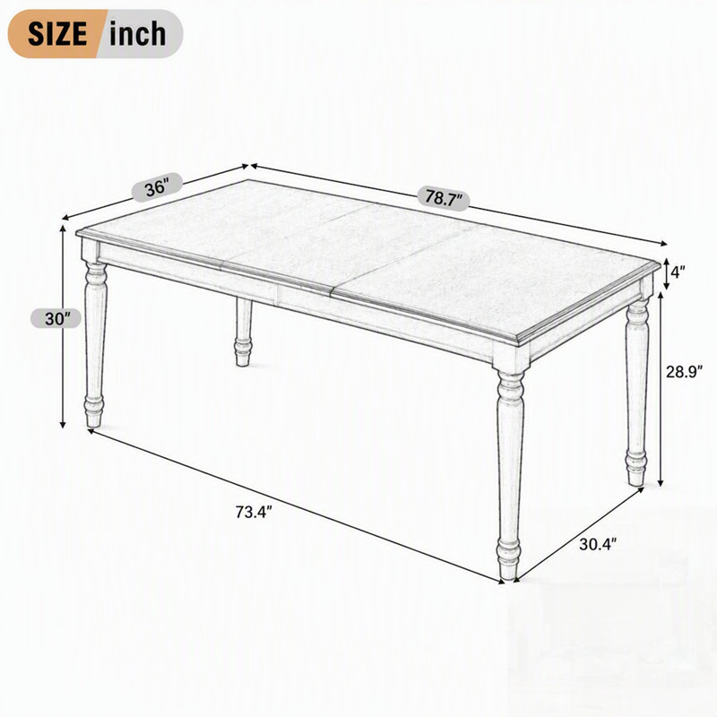 Dining Table, Naturel