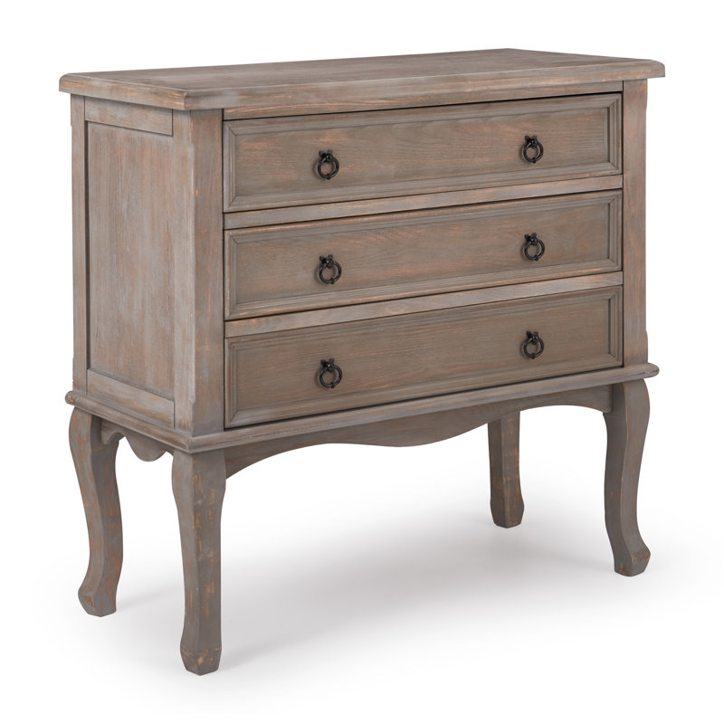 ClickDecor Thomas Antique Country Style Dresser Chest with 3-Drawers