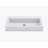 Badeloft 31.4" x 18.8" Rectangular Stone Resin Vessel Bathroom Sink WB-05-L-G in Glossy White-35943613