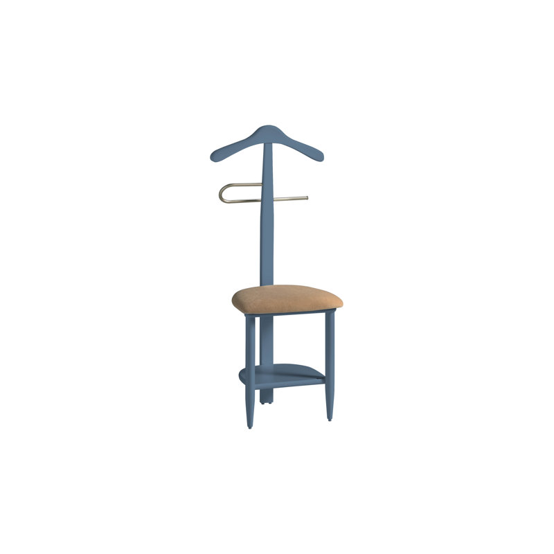 Freestanding Valet Stand, Blue