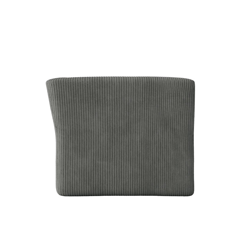 Fauteuil de coin simple Berlare, Gris