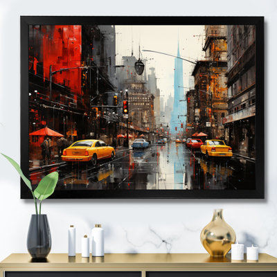 Cityscape Collage VII sur toile