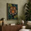 Tiger in the Jungle Tropical - Wrapped Canvas-753654231-753654238