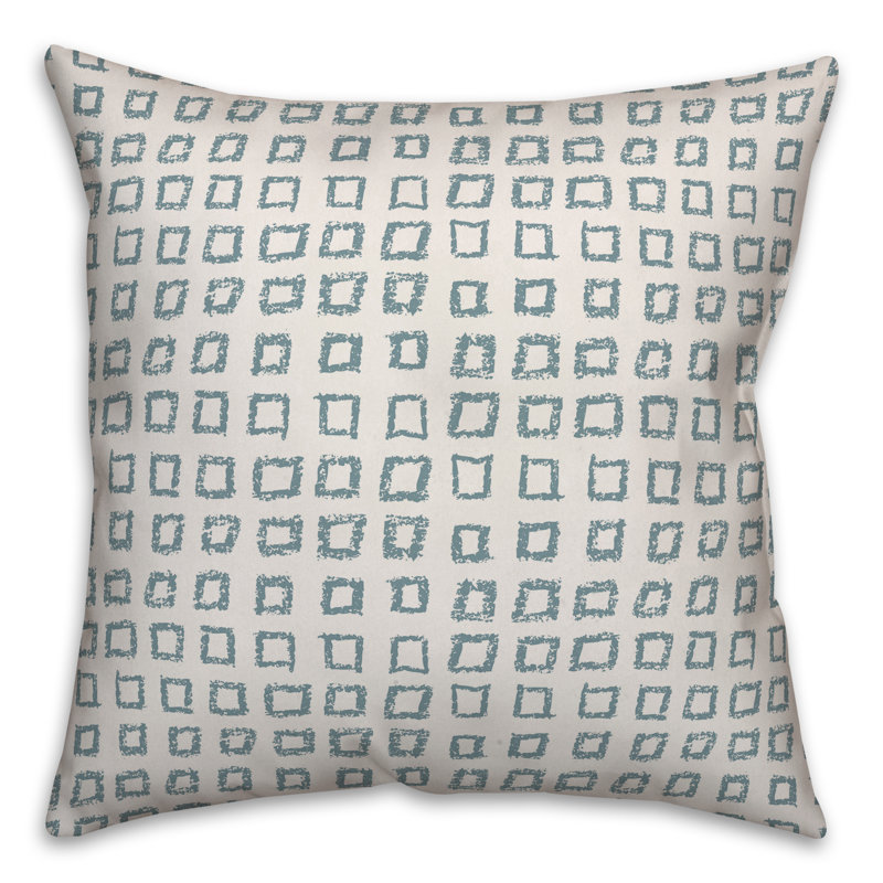Coussin décoratif , 16 po x 1 po, Bleu