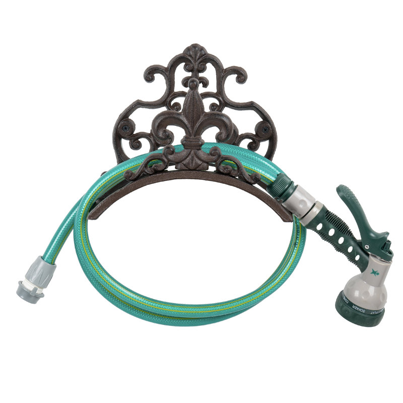 Iron Garden Decorative Water Hose Holder
