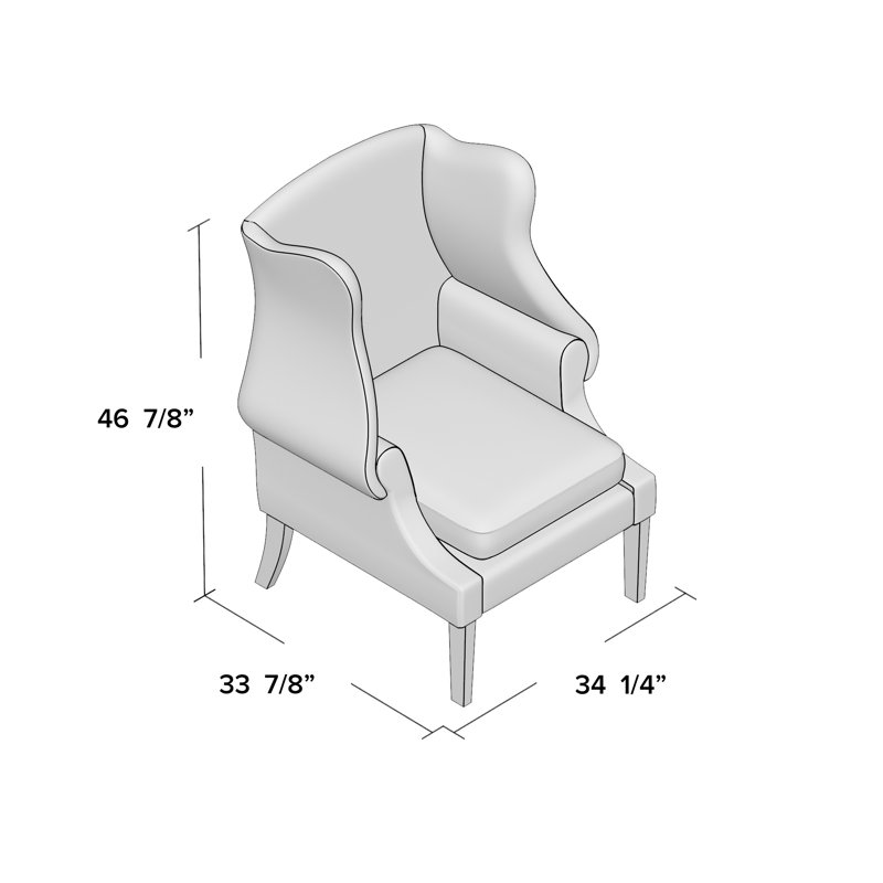 Fauteuil club Kameron, Steel Blue