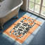 Tapis tissé à deux têtes