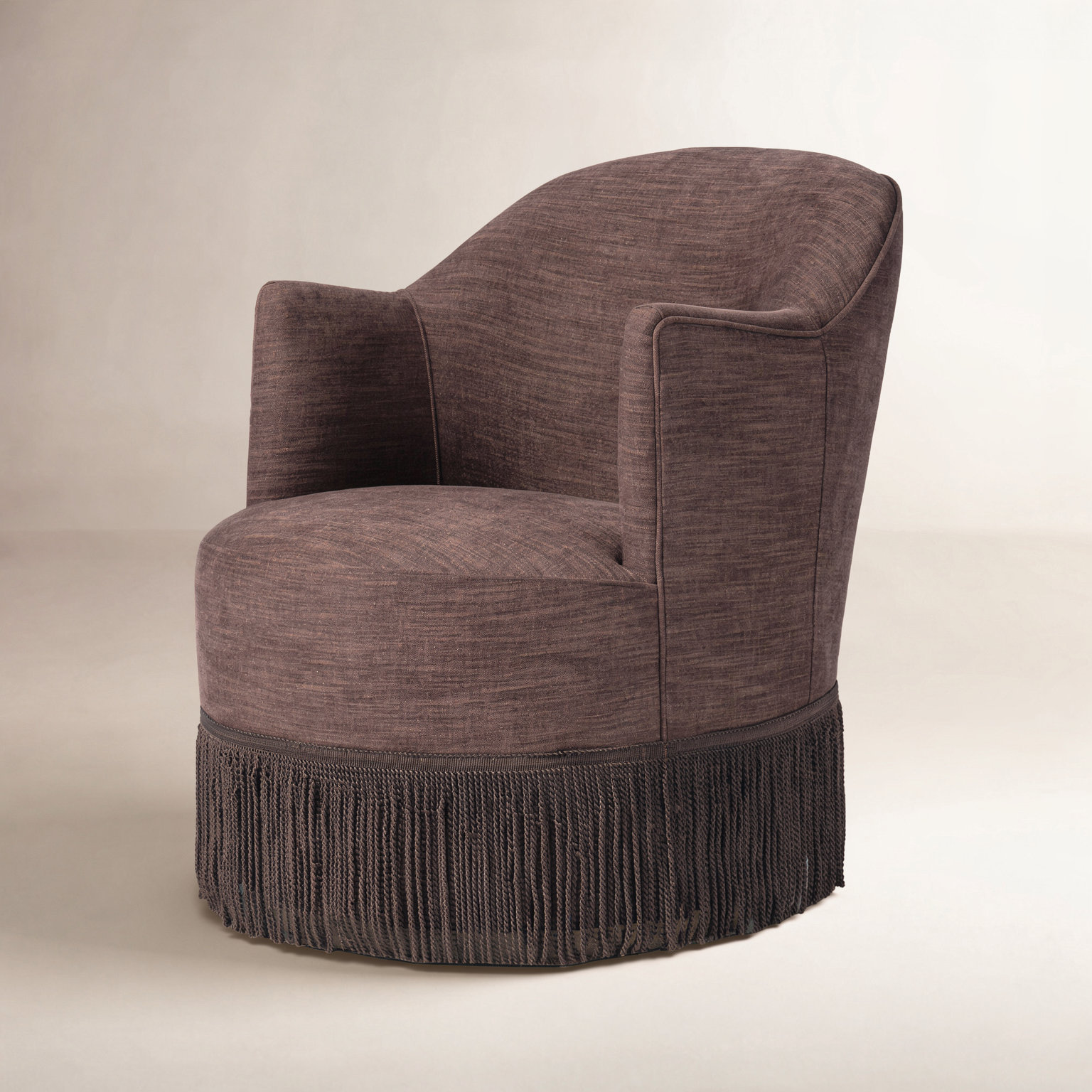 Everly Quinn Drayton Swivel Barrel Chair