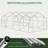20' X 10' X 7' Walk-In Tunnel Greenhouse With Zippered Mesh Door And 8 Mesh Windows