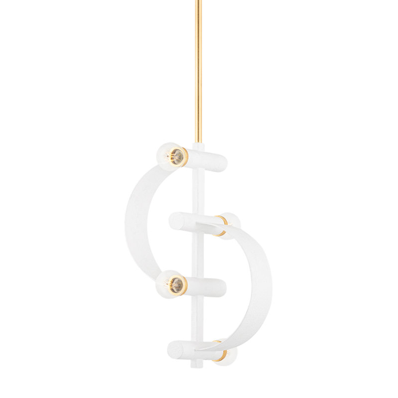 Luminaire suspendu géométrique 4 lumières Maddie