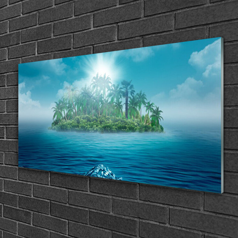 Islet Sea - Unframed Photograph on Glass