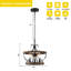 Lustre cage en bois massif 3 lumières avec accents en métal-1422312810-1422312819-1467987811