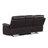 Global United Leather-Air Recliining  Console Loveseat