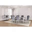 Chaise de salle à manger 2 pièces Glam Style-1762344312-1762344315