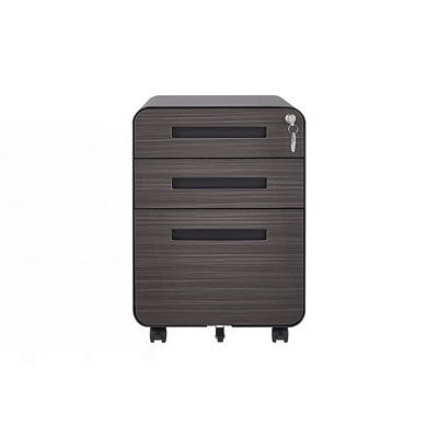 Classeur mobile 3 tiroirs, armoire de rangement polyvalente de style simple, armoire de rangement de salon