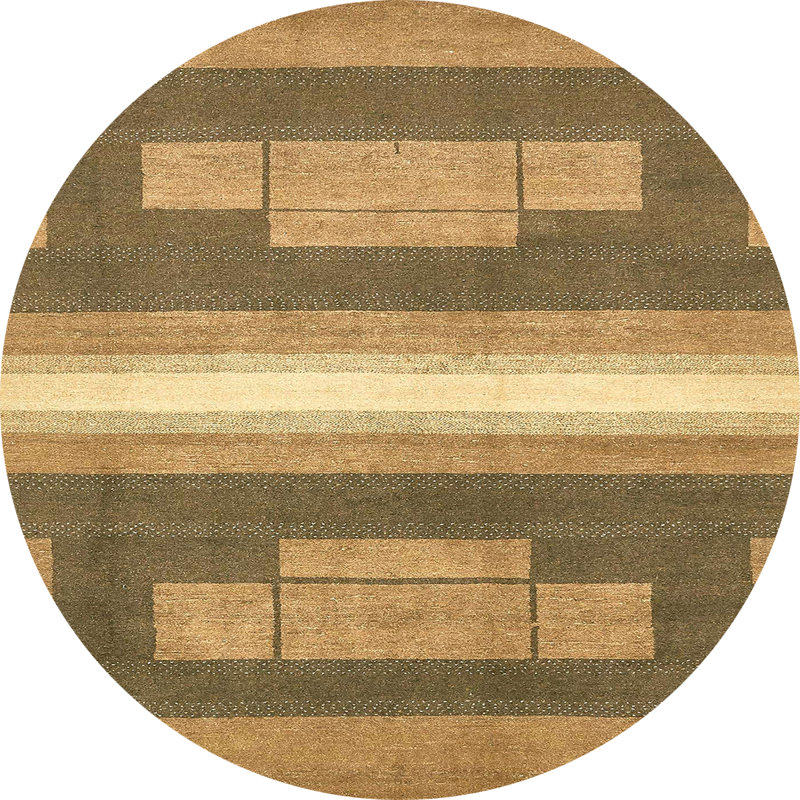 Tapis abstrait moderne 358, Rond 8 pi