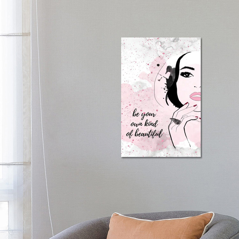 Beautiful You 1 Piece Wrapped Canvas Wall Art, 66.04 cm H x 45.72 cm W