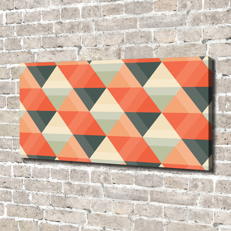 Geometric Background - Wrapped Canvas Print