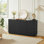 Armoire buffet à rayures verticales de 63 pouces avec rangement, forme ondulée, meuble télé pour chambre à coucher et salon