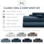 Ensemble de draps 100% coton 400 fils Cool & Crisp-1191251859-1175733110
