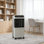 Refroidisseur de bureau portable, ventilateur de glace 3-en-1, refroidisseur d'air par évaporation
