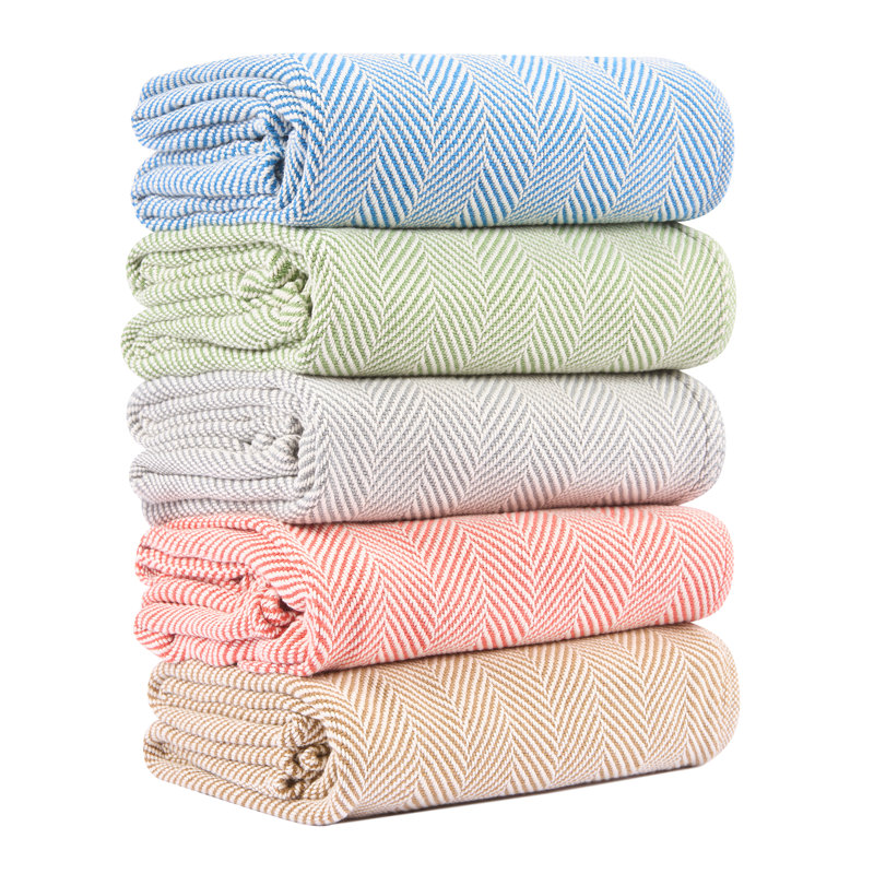 Edgartown 50" x 70" Throw, Ocean