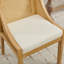Chaises de salle à manger rustiques en bois de style rotin-1191246292