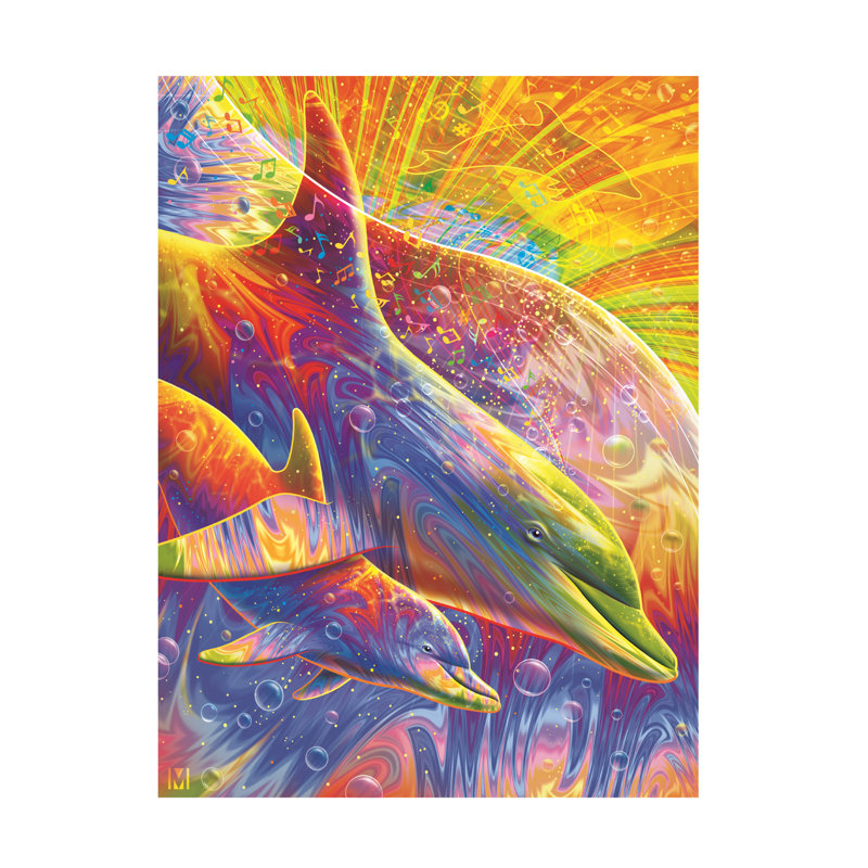 Michael Michael Ward, chanson de la mer, art sur toile, H 35 po x l 47 po