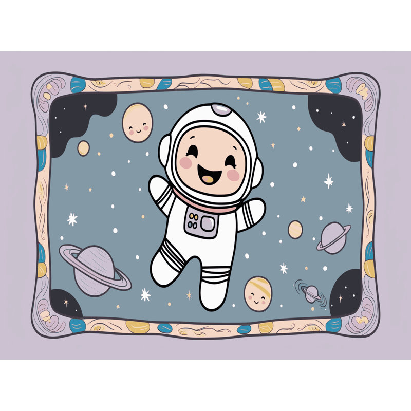 Tapis pour enfant Zoomie, Rectangle de 5 pi x 8 pi