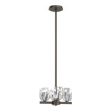 Gatsby 4 - Light Shaded Classic/Traditional Chandelier with Crystal Accents