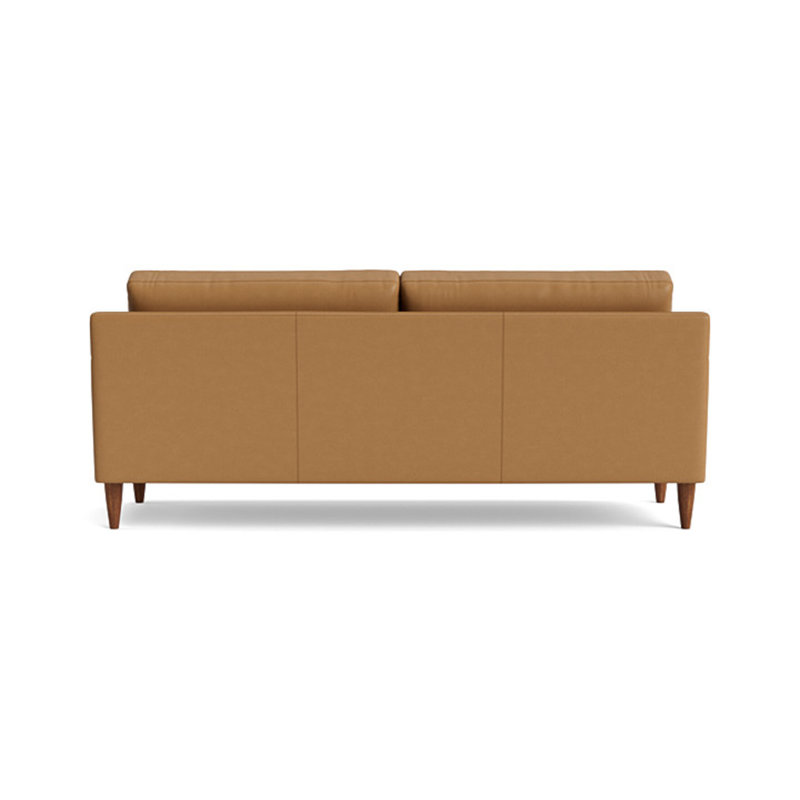 MCM Sofa (85"), Bison Butterscotch Top Grain Leather