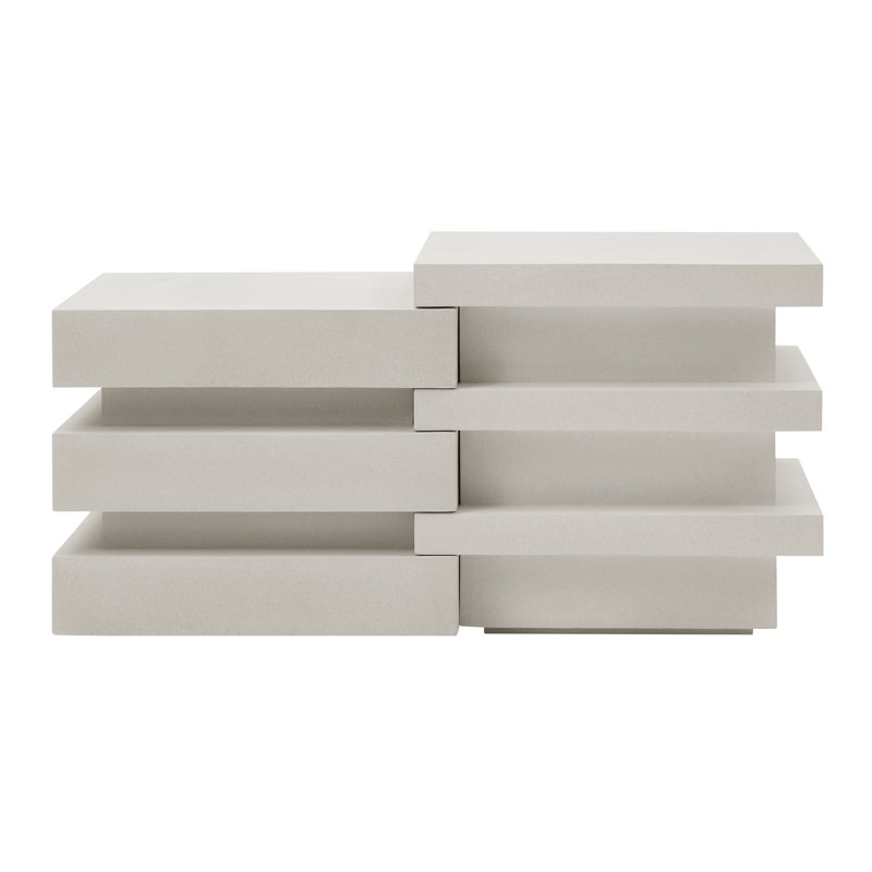 Provenance Signature Outdoor Square Coffee Table, 18" x 18" x 15"