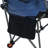 Outdoor Camping Chairs Folding/Portability Feature/Adjustable Reclining For Cozy Living Rooms Chair, Side Pockets & Cup Holder,Carry Bag,Dark Blue