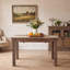 Table de salle à manger extensible rectangulaire en bois massif-129240761