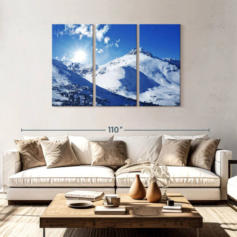 Alvord Sunny Winter Colorado, 48" H x 74" W